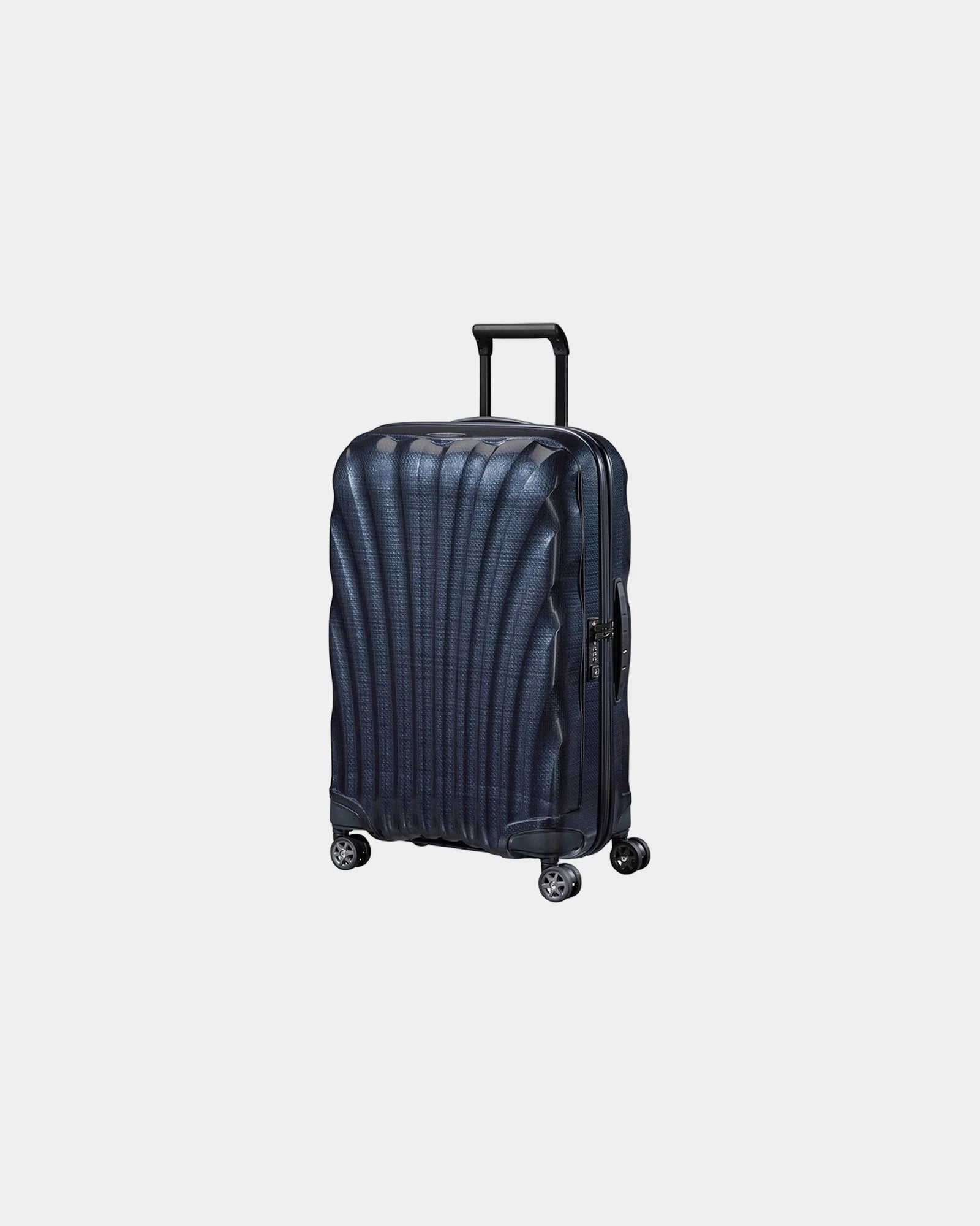 Koffer Samsonite C-Lite 75 cm om te personaliseren - Donkerblauw