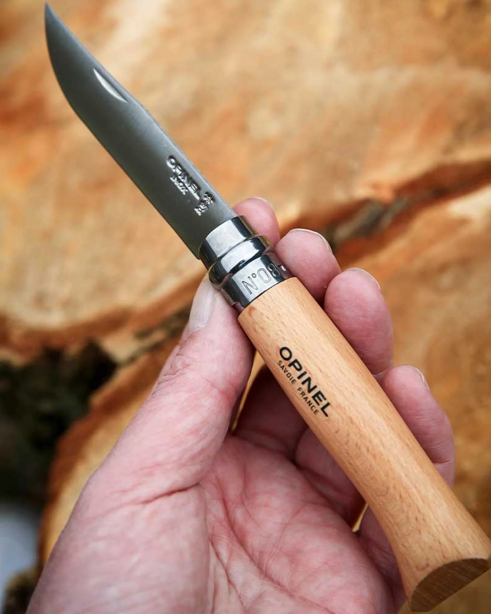 Zakmes roestvrij staal Opinel N°08 om te personaliseren - 5