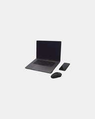 Bureauonderlegger PU 60x40 cm om te personaliseren - Donkergrijs