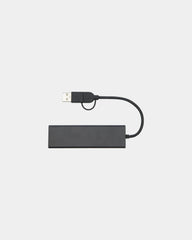 USB-hub gerecycled aluminium RCS om te personaliseren - 1