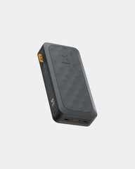 Powerbank van gerecycled plastic om te personaliseren - Middernachtzwart