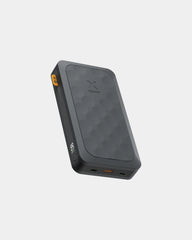 Powerbank van gerecycled plastic om te personaliseren - Middernachtzwart