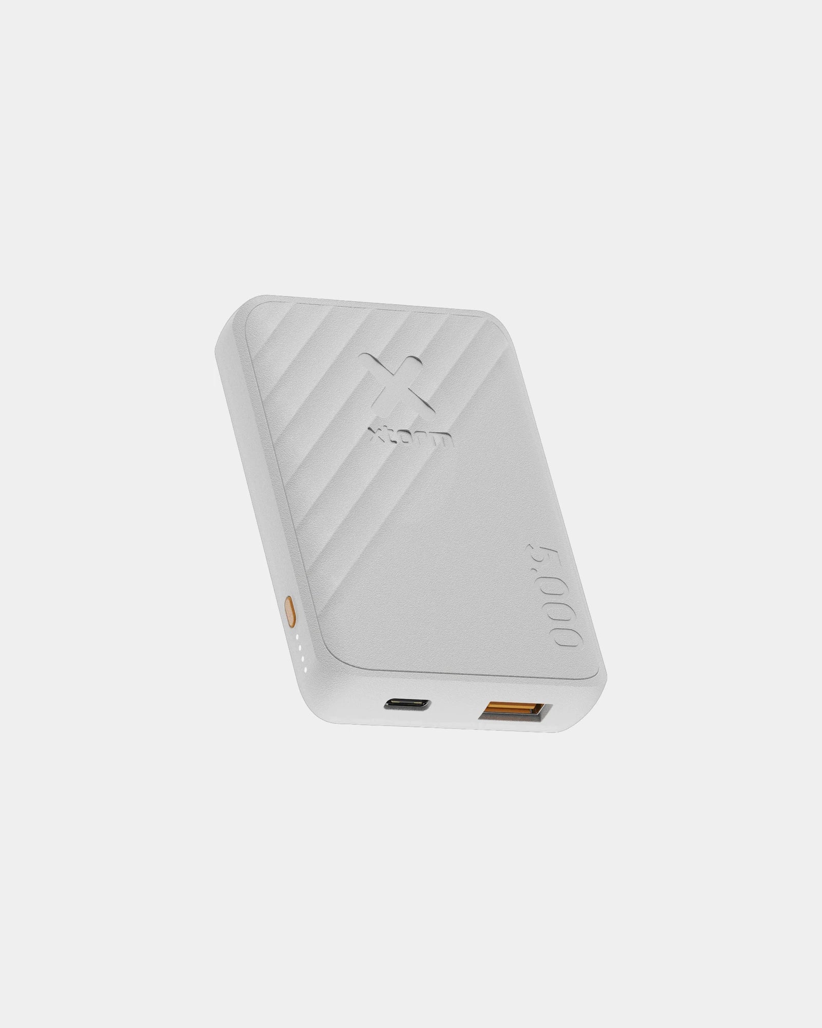 Gerecycled powerbank snelladen om te personaliseren - Wit