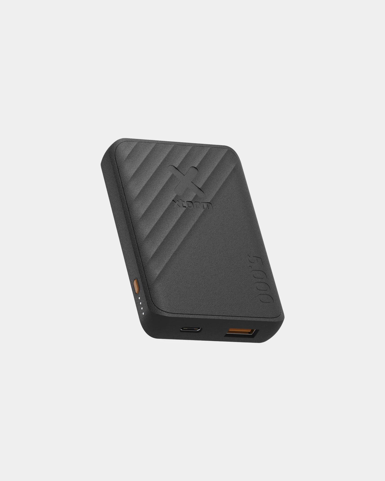 Gerecycled powerbank snelladen om te personaliseren - Zwart