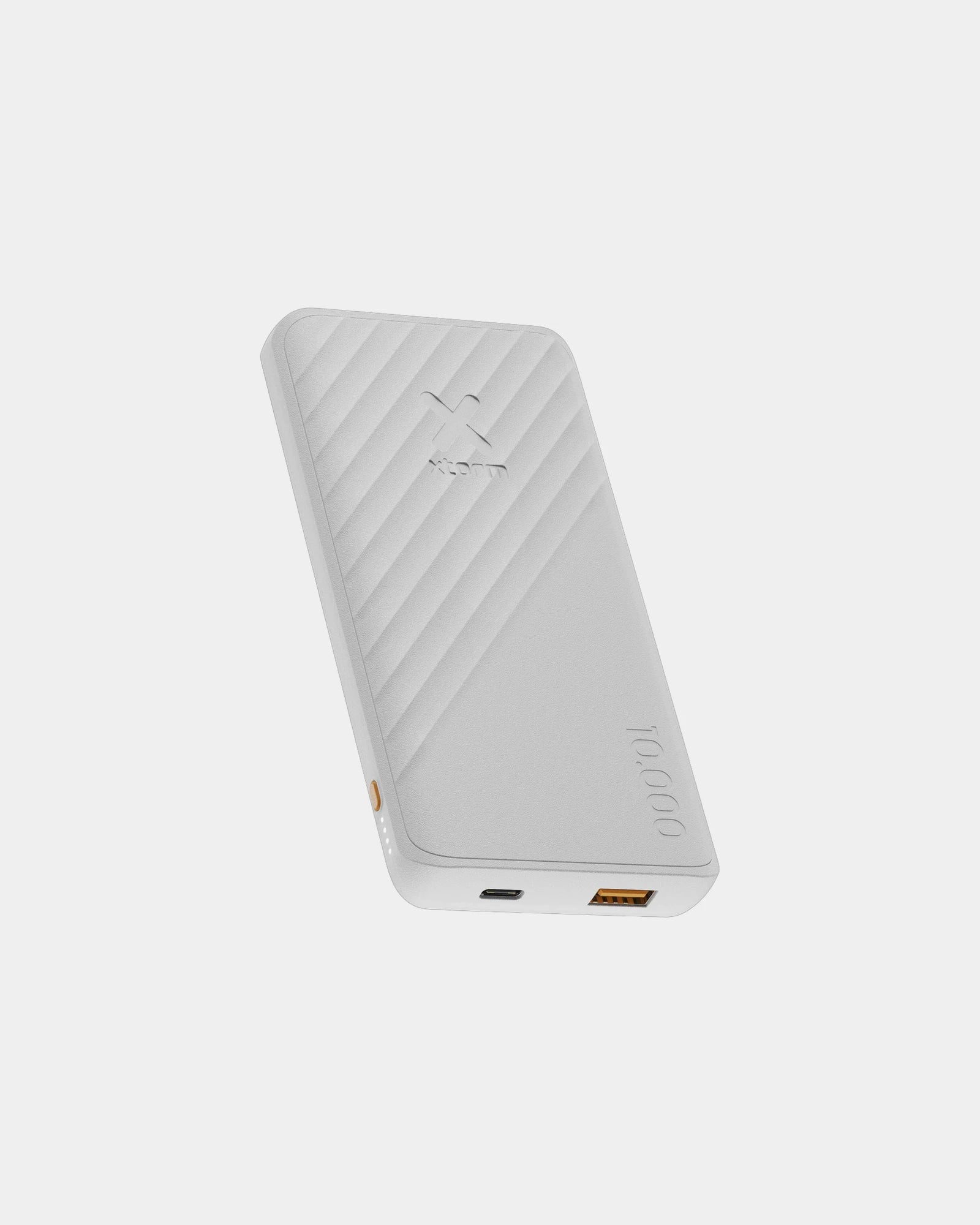 Gerecycled powerbank snelladen om te personaliseren - Wit