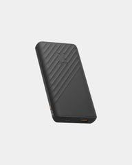 Gerecycled powerbank snelladen om te personaliseren - Zwart
