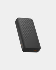 Powerbank van gerecycled plastic om te personaliseren - Zwart