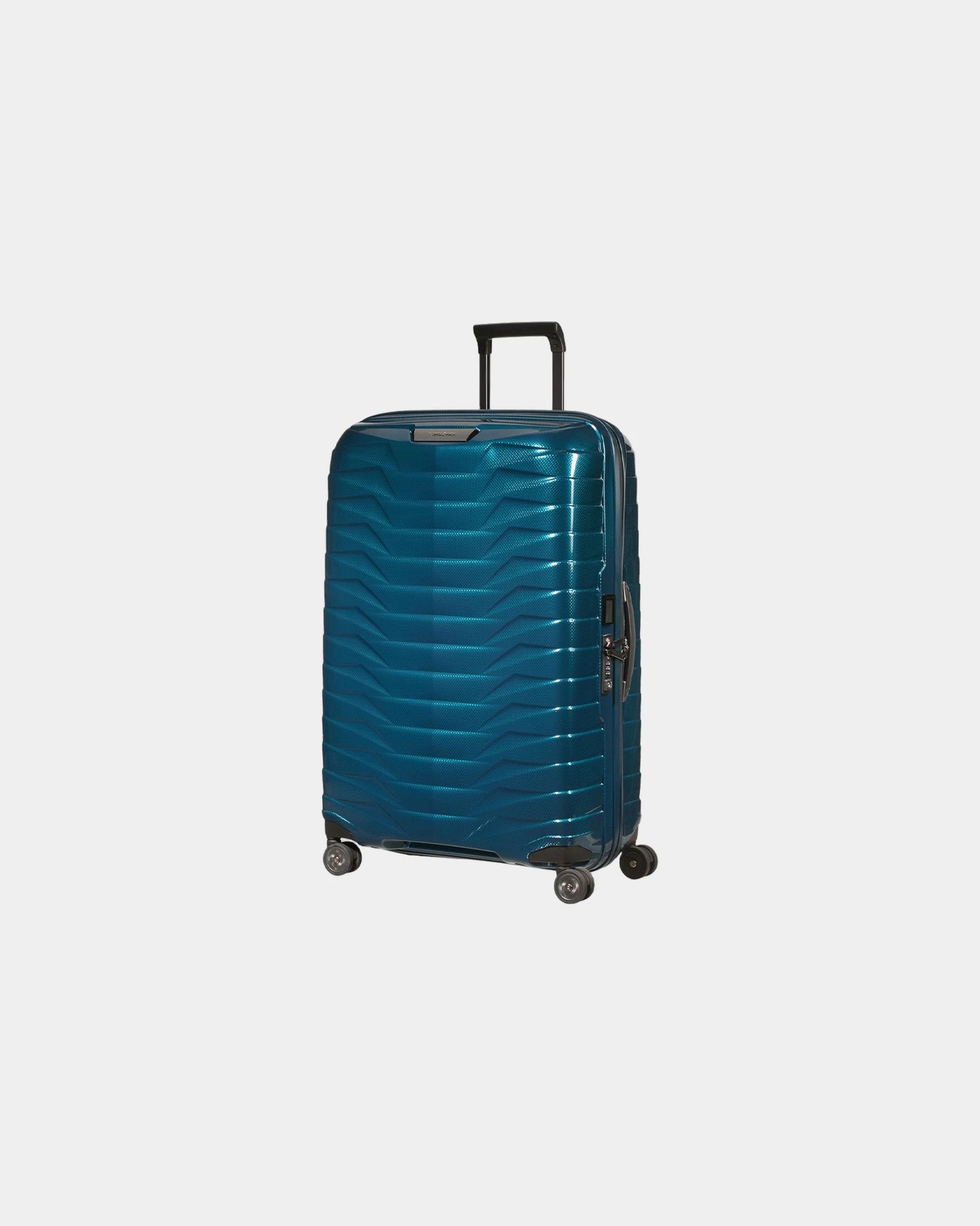 Koffer 98L Samsonite Proxis 75 cm om te personaliseren - Metallic blauw