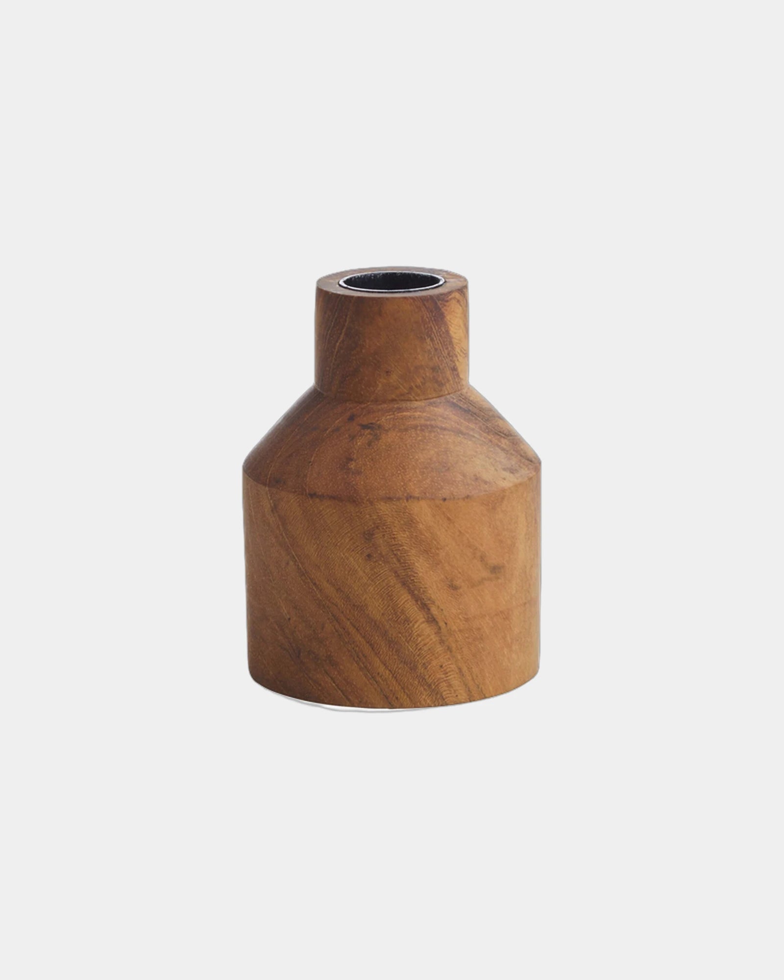 Kandelaar gerecycled teakhout medium om te personaliseren - Hout