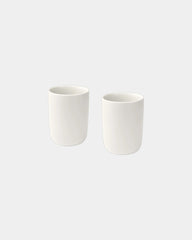 Mokken keramiek mat 350ml set van 2 om te personaliseren - Wit