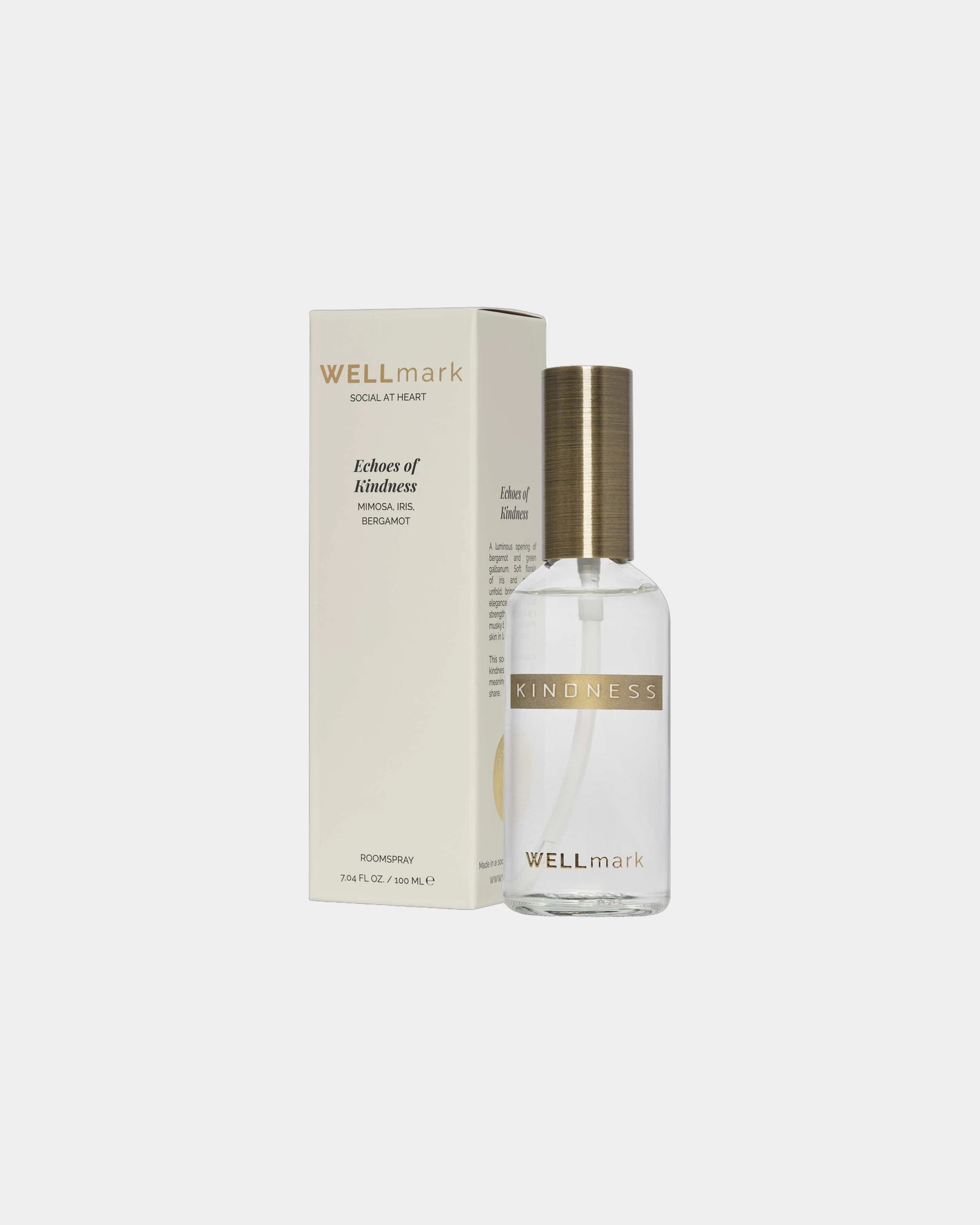 Kamerspray 100ml glas milieuvriendelijk om te personaliseren - Transparant