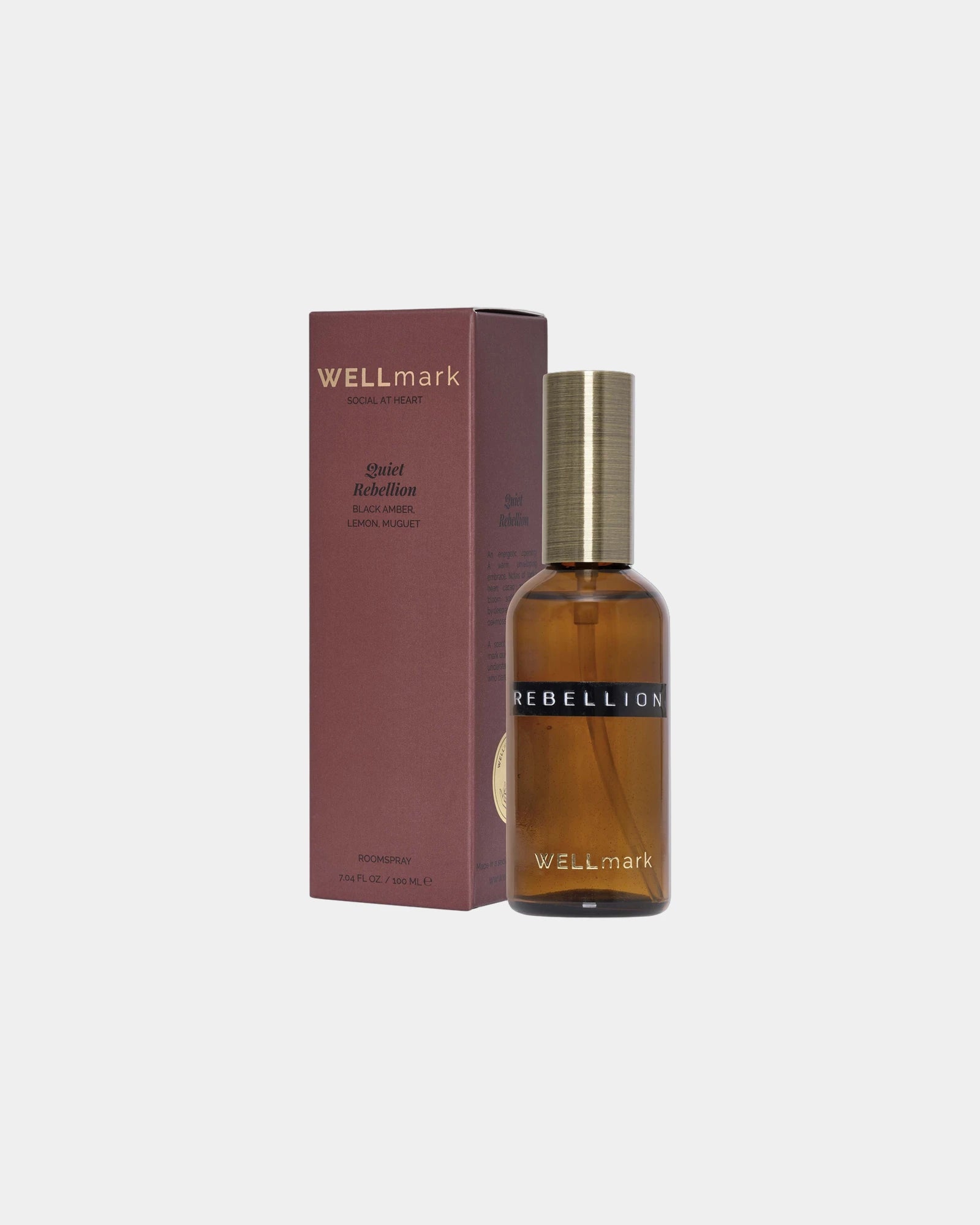 Kamerspray 100ml glas milieuvriendelijk om te personaliseren - Bruin