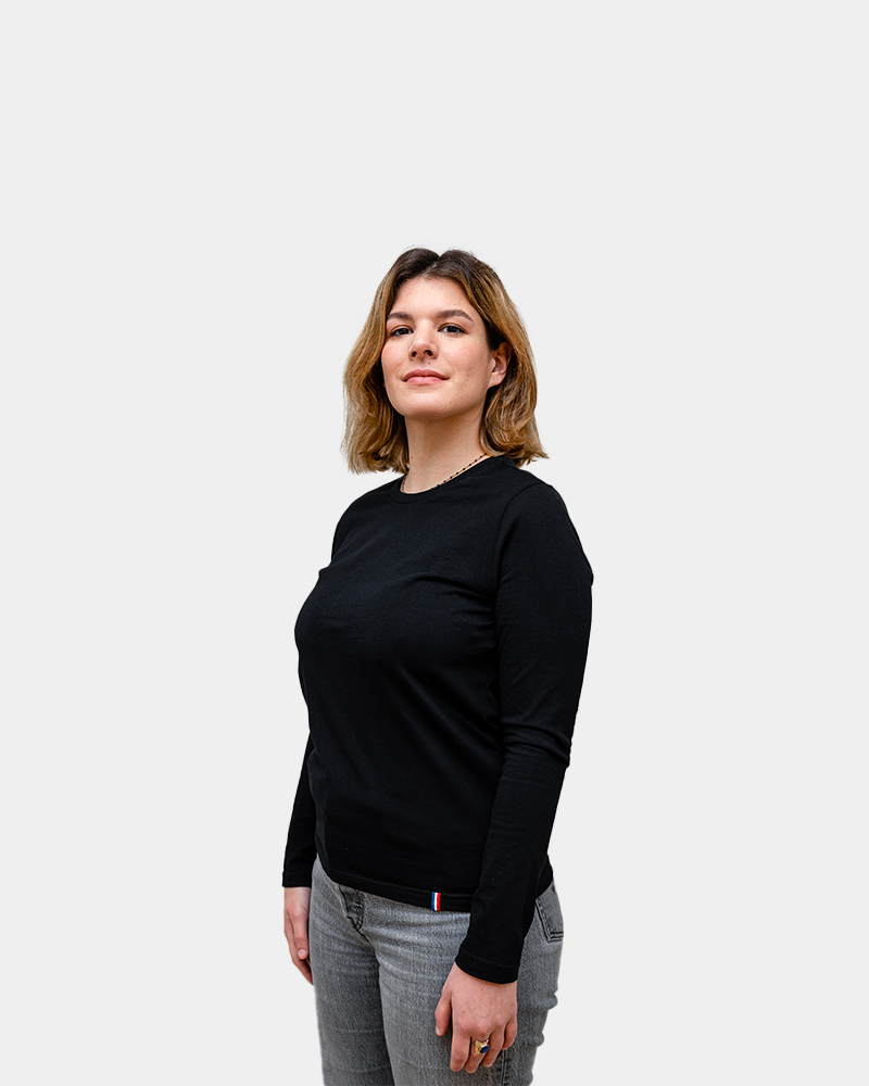 DamesT-shirt met lange mouwen om te personaliseren - 3