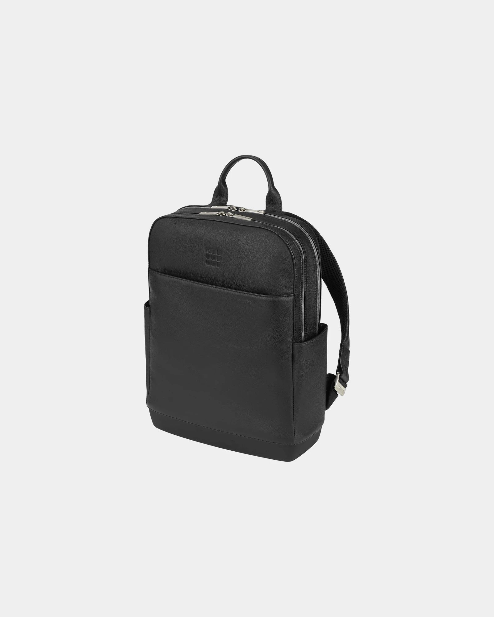 Rugzak leer Moleskine Classic Pro om te personaliseren - Zwart