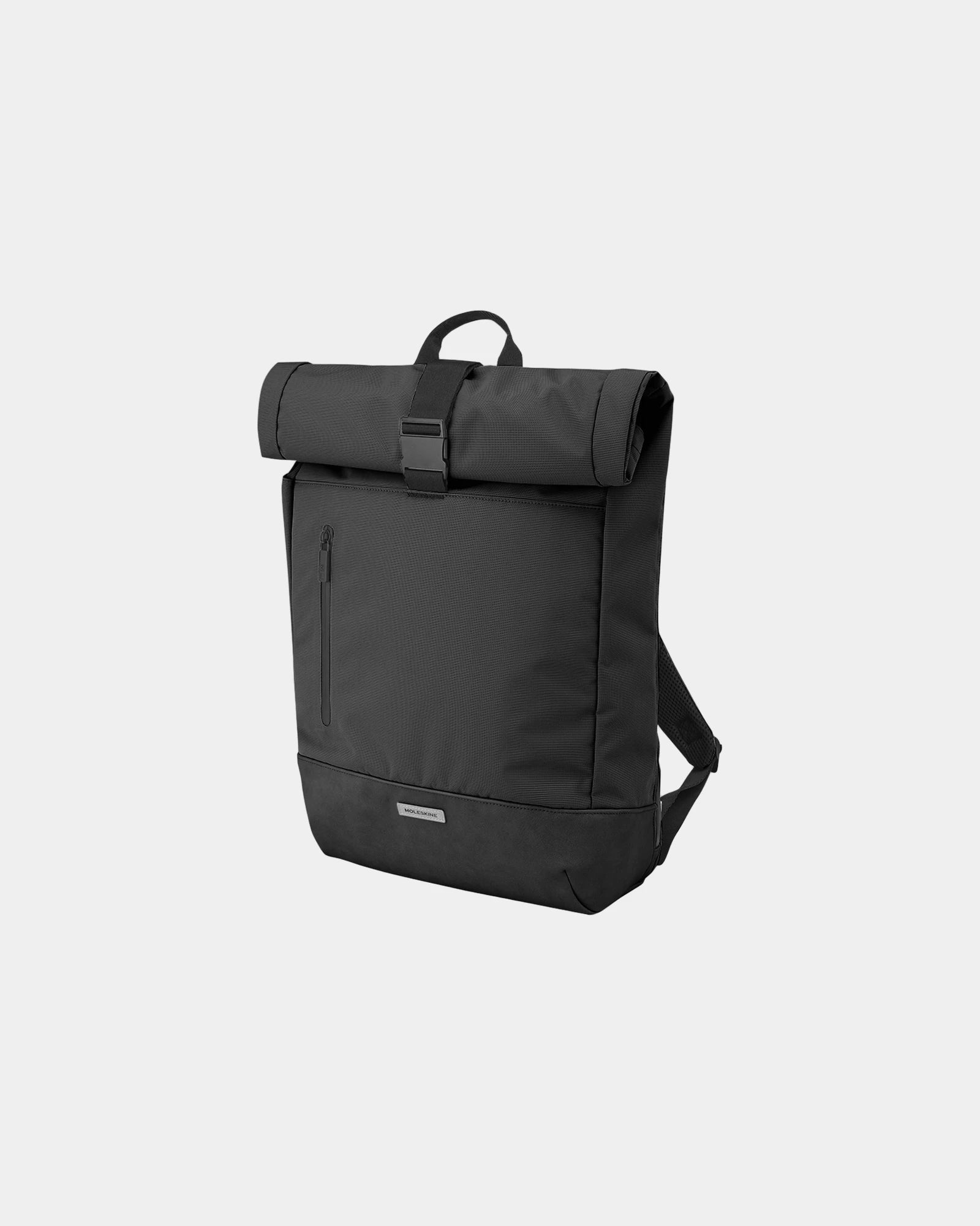 Rugzak rolltop ademend Moleskine Metro om te personaliseren - Zwart