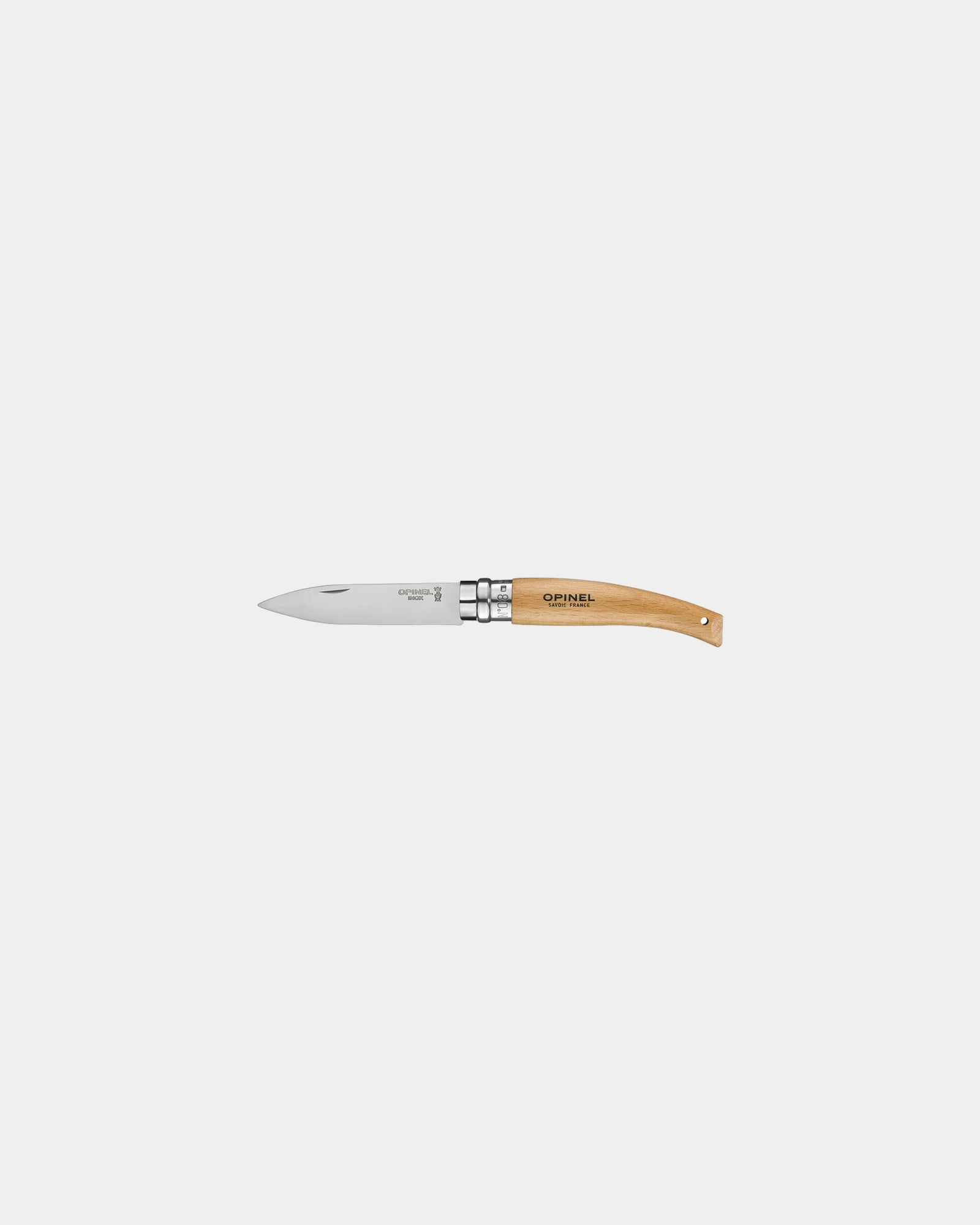 Tuinmes roestvrij staal Opinel N°08 om te personaliseren - Beige