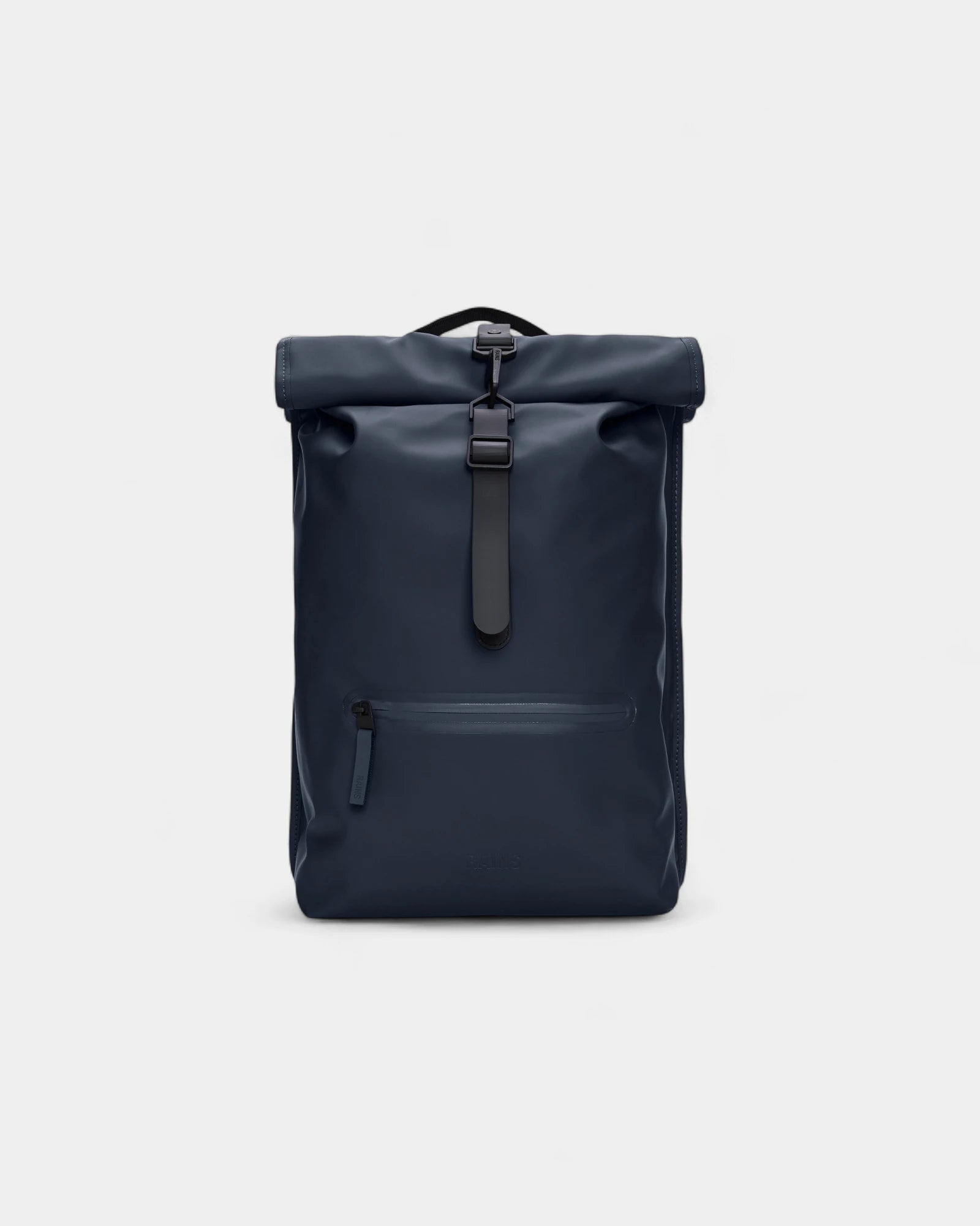Rugzak waterdicht PU Rains Rolltop 19L om te personaliseren - Navy