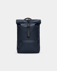 Rugzak waterdicht PU Rains Rolltop 19L om te personaliseren - Navy