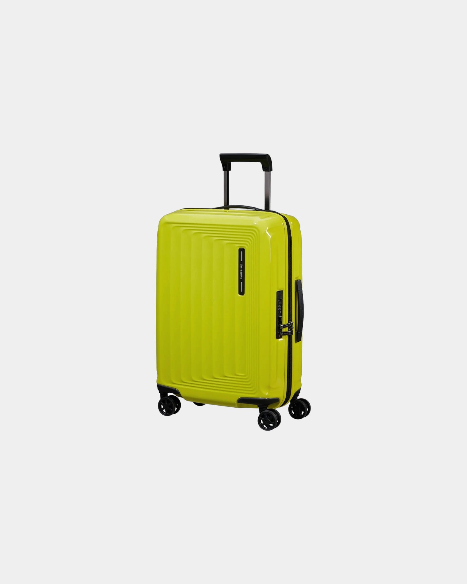 Koffer Samsonite Nuon 55 cm om te personaliseren - Citroengroen