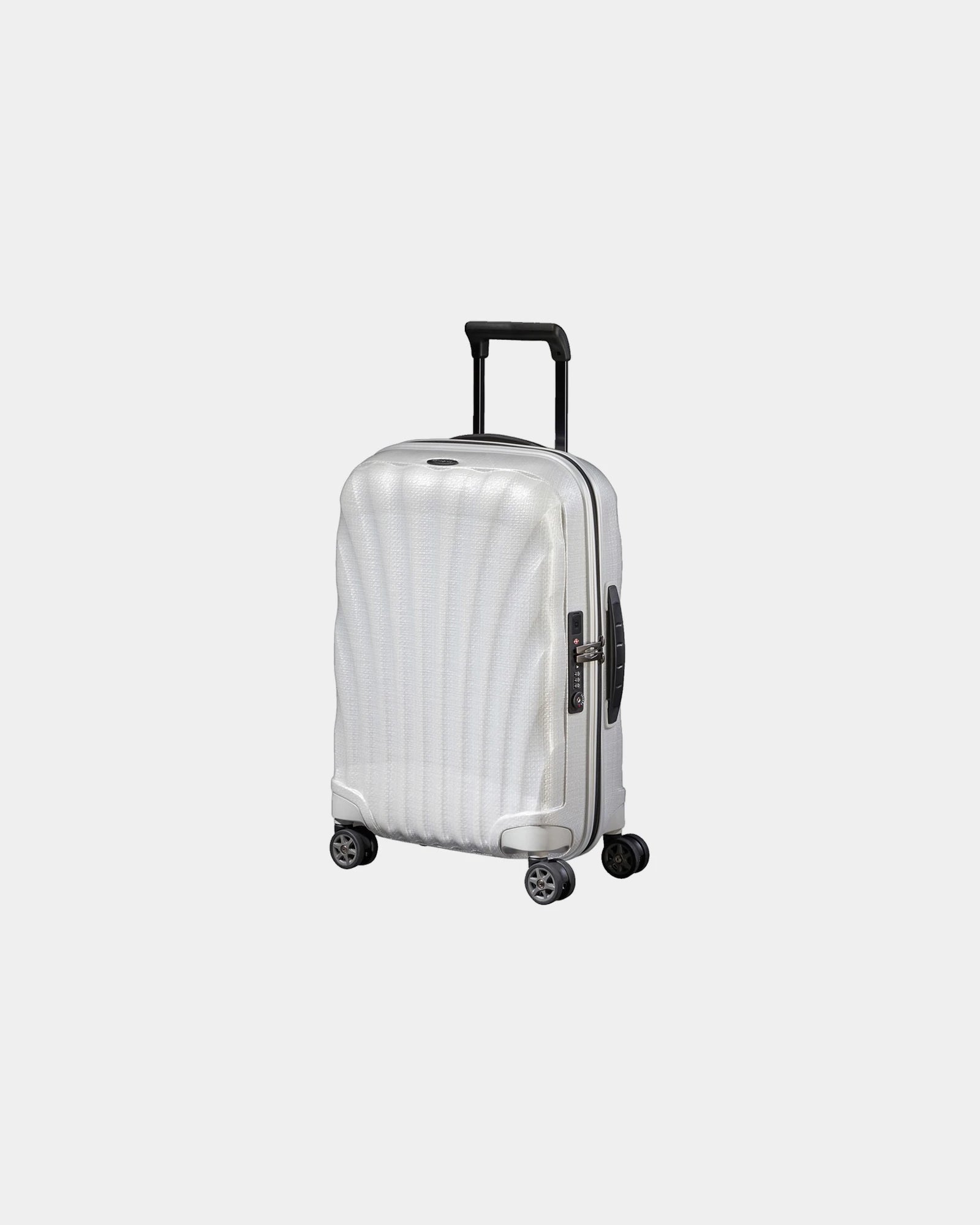 Koffer 4 wielen Samsonite C-Lite 55 cm om te personaliseren - Wit