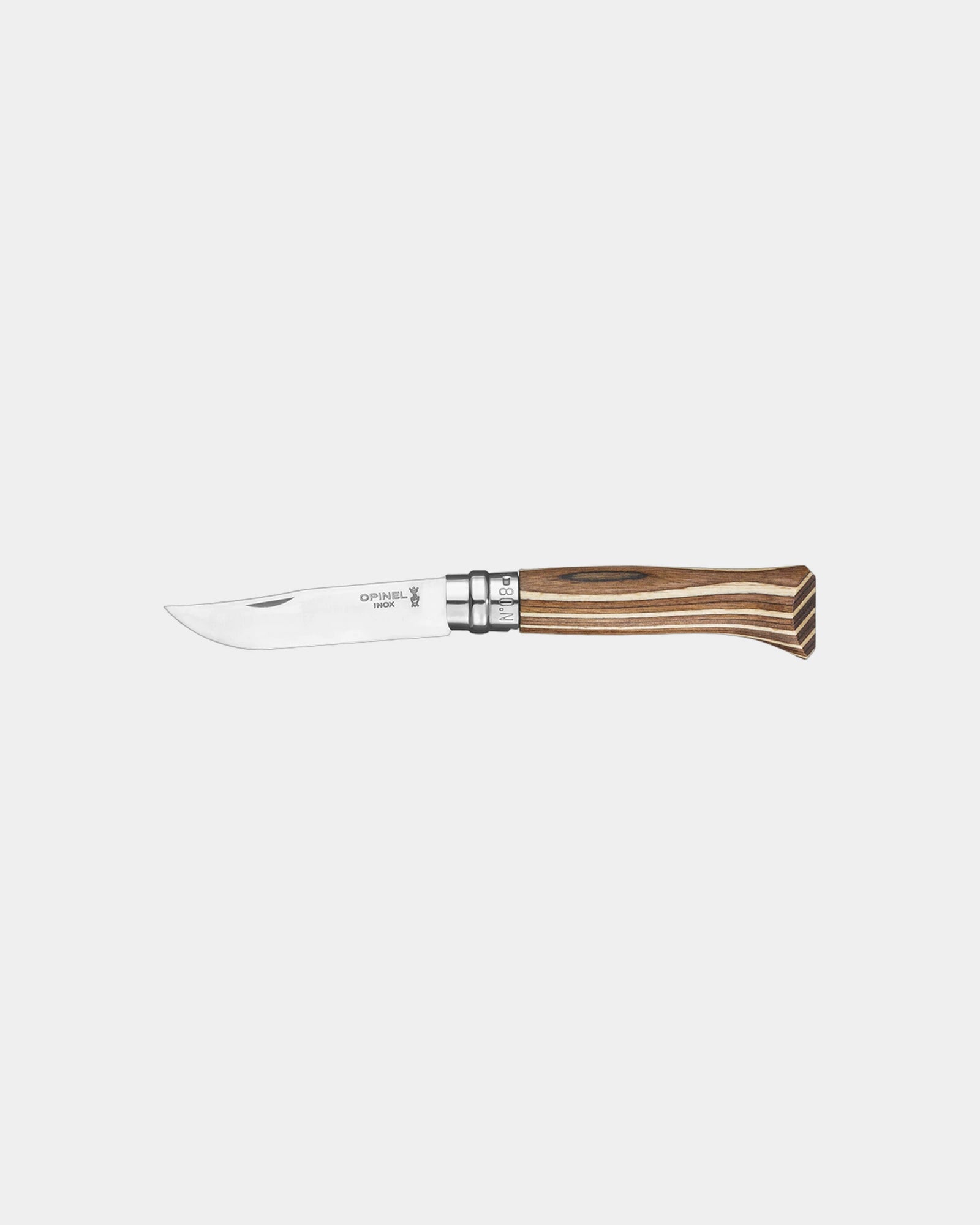 Mesje Opinel N°02 Carbone om te personaliseren - Bruin