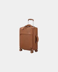 Koffer 4 wielen Lost in Berlin 55 cm om te personaliseren - Bruin