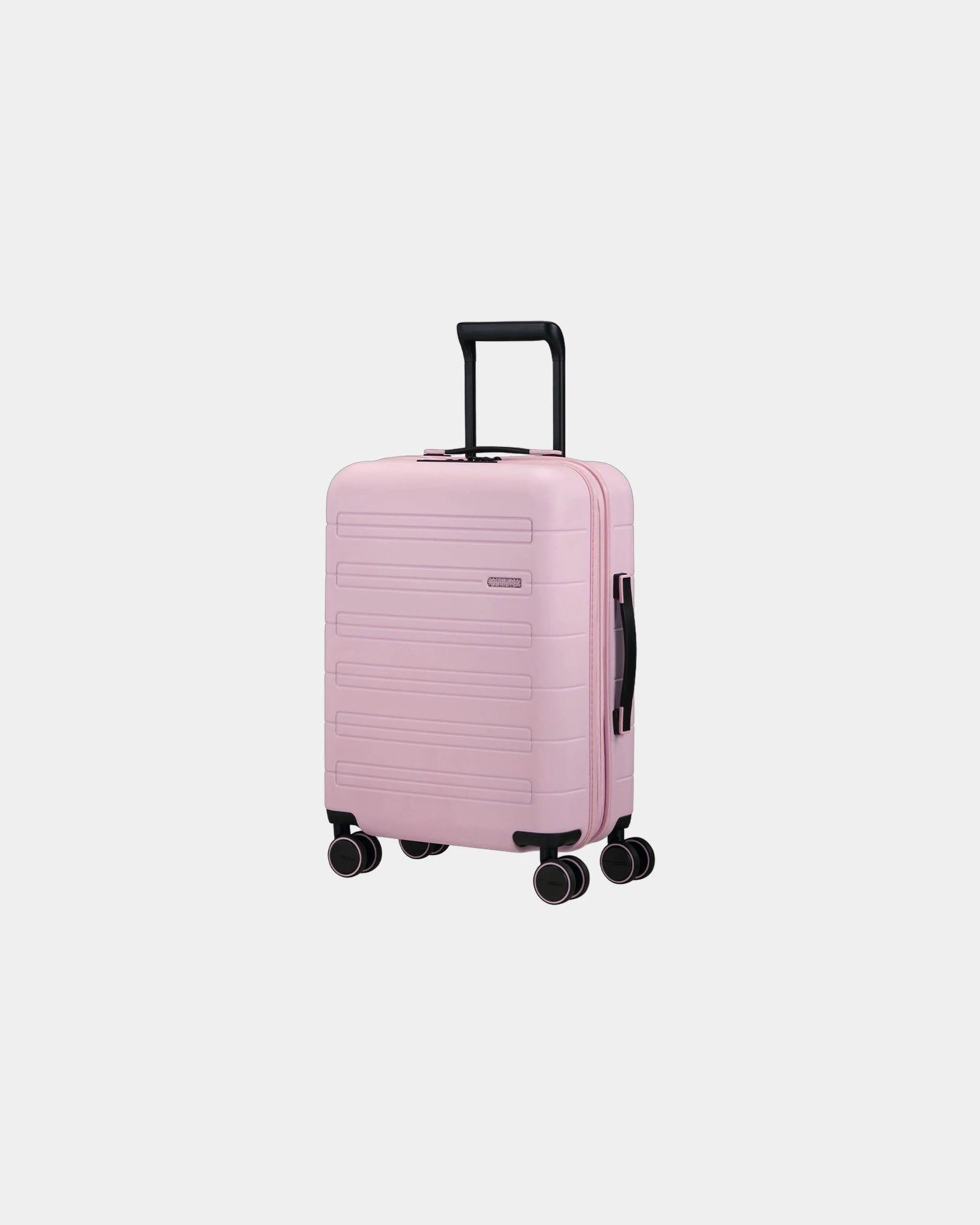 Koffer polycarbonaat Novastream 55 cm om te personaliseren - Roze