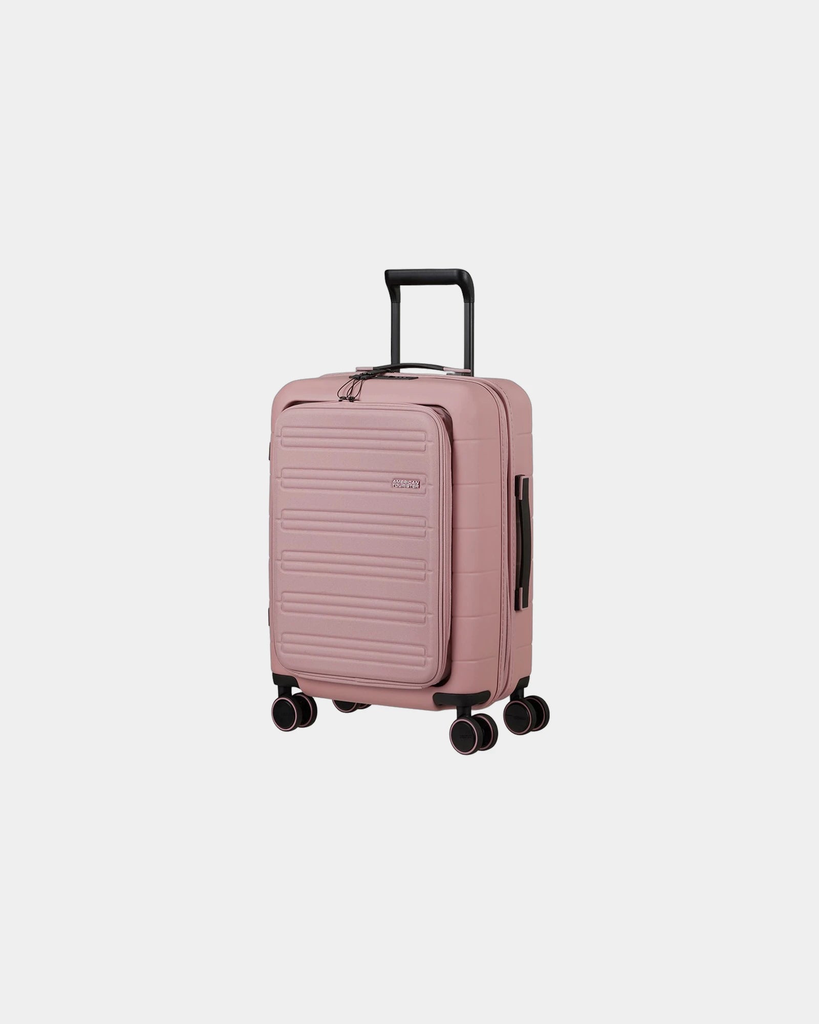 Koffer polycarbonaat Novastream 55 cm om te personaliseren - Oudroze