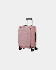 Koffer polycarbonaat Novastream 55 cm om te personaliseren - Oudroze