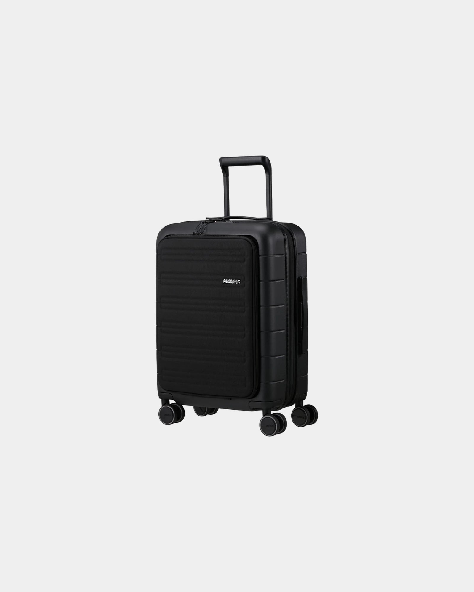 Koffer polycarbonaat Novastream 55 cm om te personaliseren - Zwart
