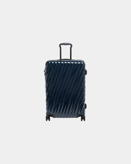 Gerecycled polycarbonaat koffer om te personaliseren - Marineblauw