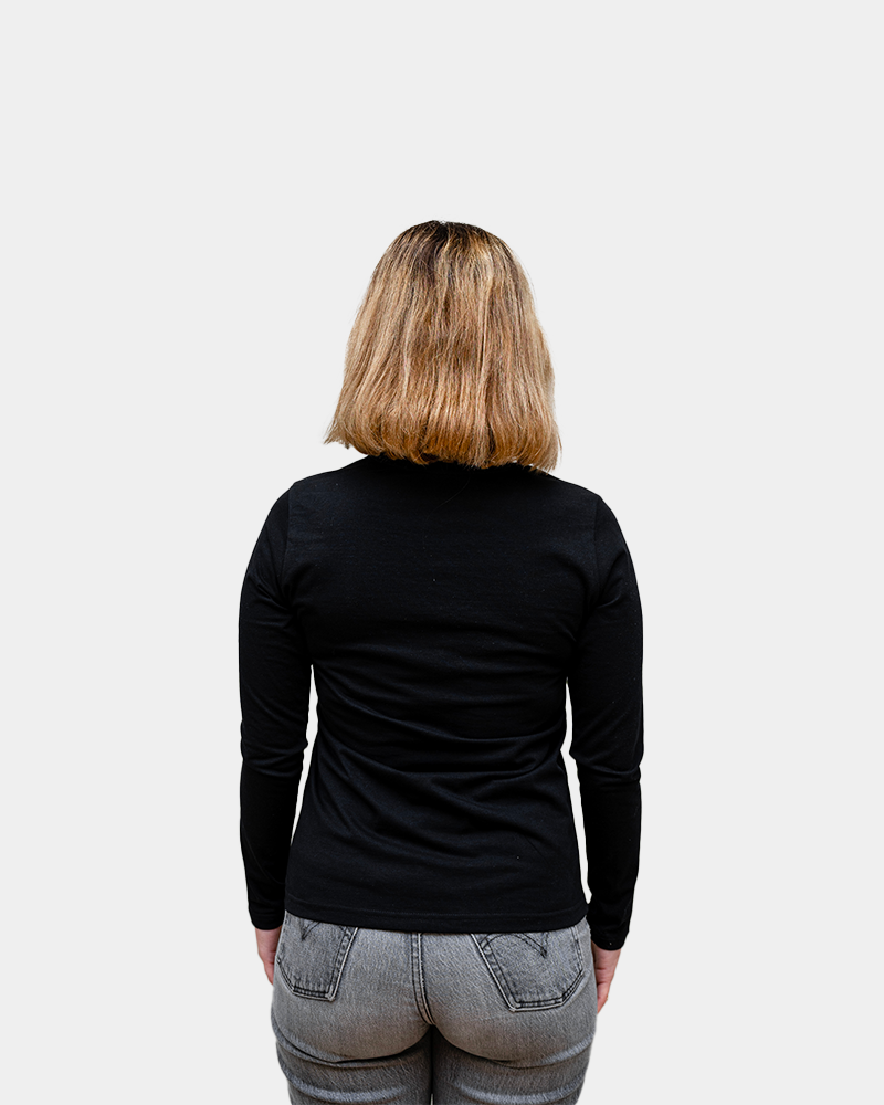 DamesT-shirt met lange mouwen om te personaliseren - 6