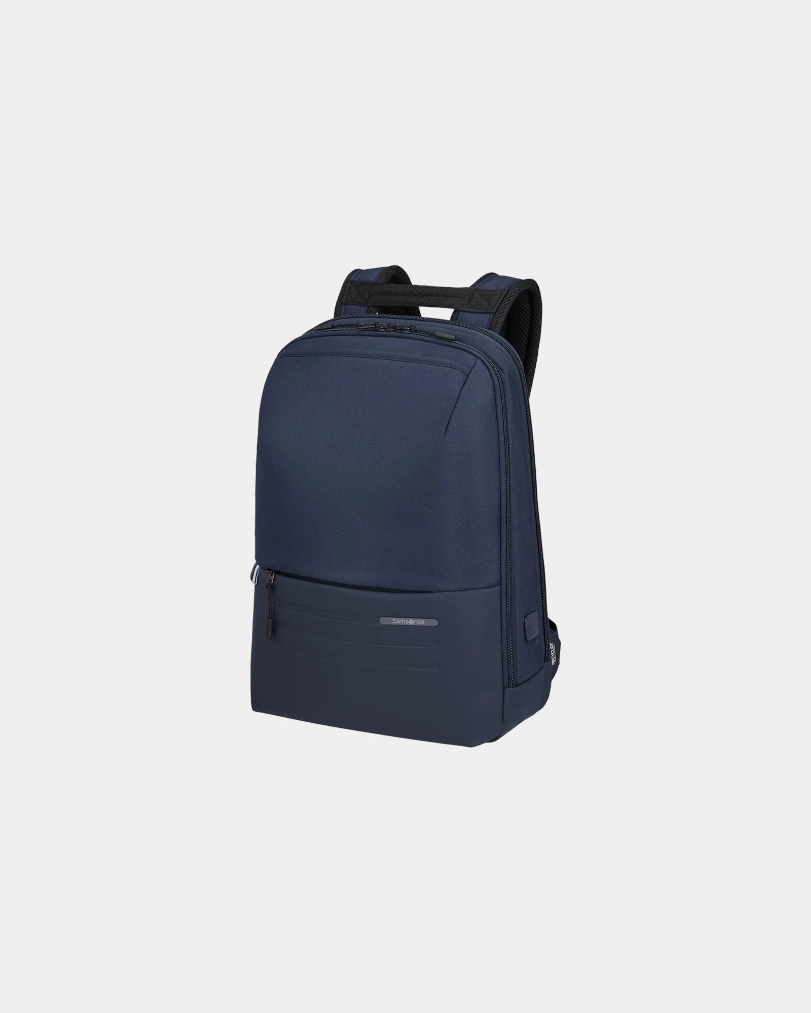 Gerecyclede rugzak StackD Biz 15.6" om te personaliseren - Donkerblauw