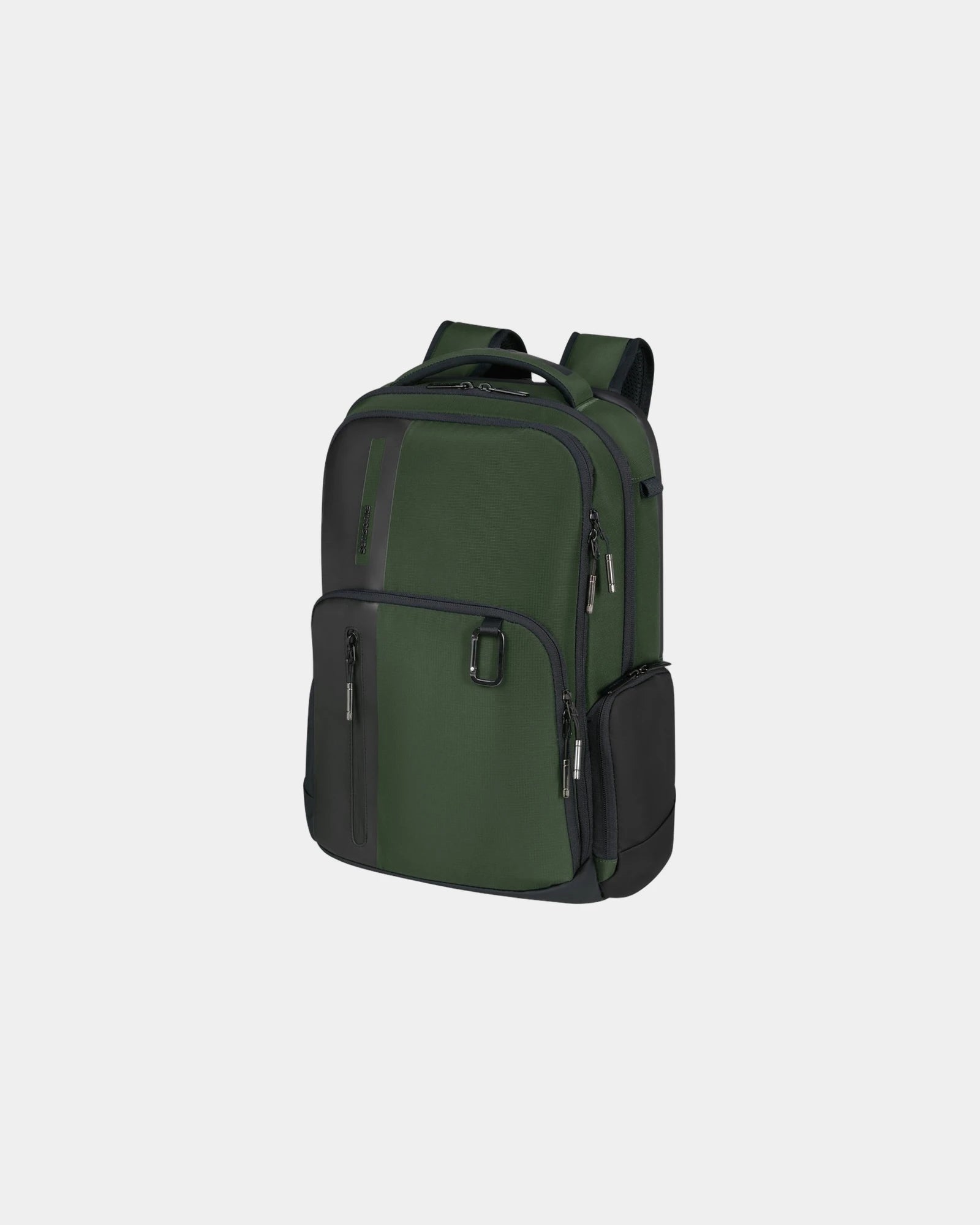 Gerecycled PET rugzak Biz2Go 22,5L om te personaliseren - Donkergroen