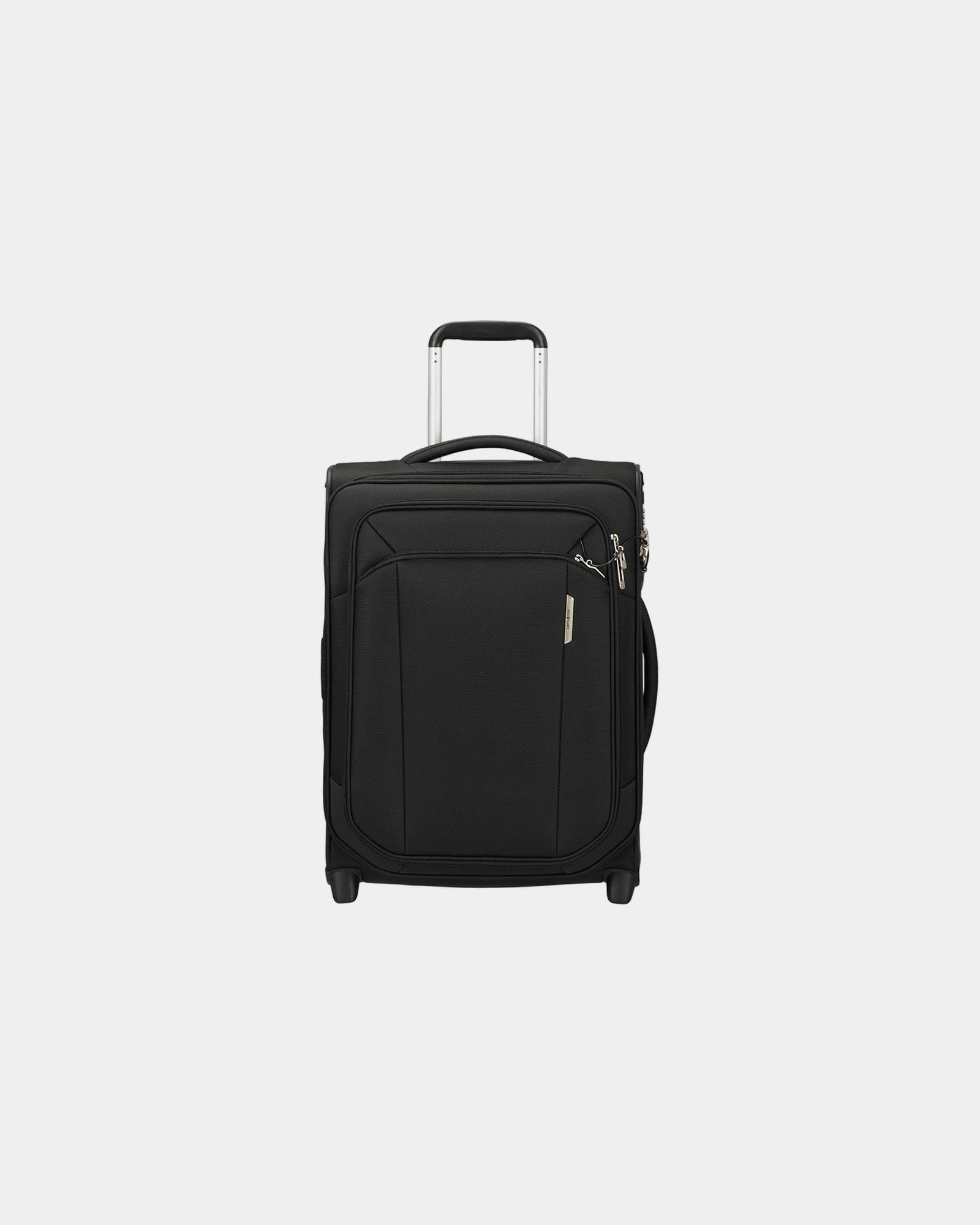Gerecycled koffer Respark 55 cm om te personaliseren - Zwart
