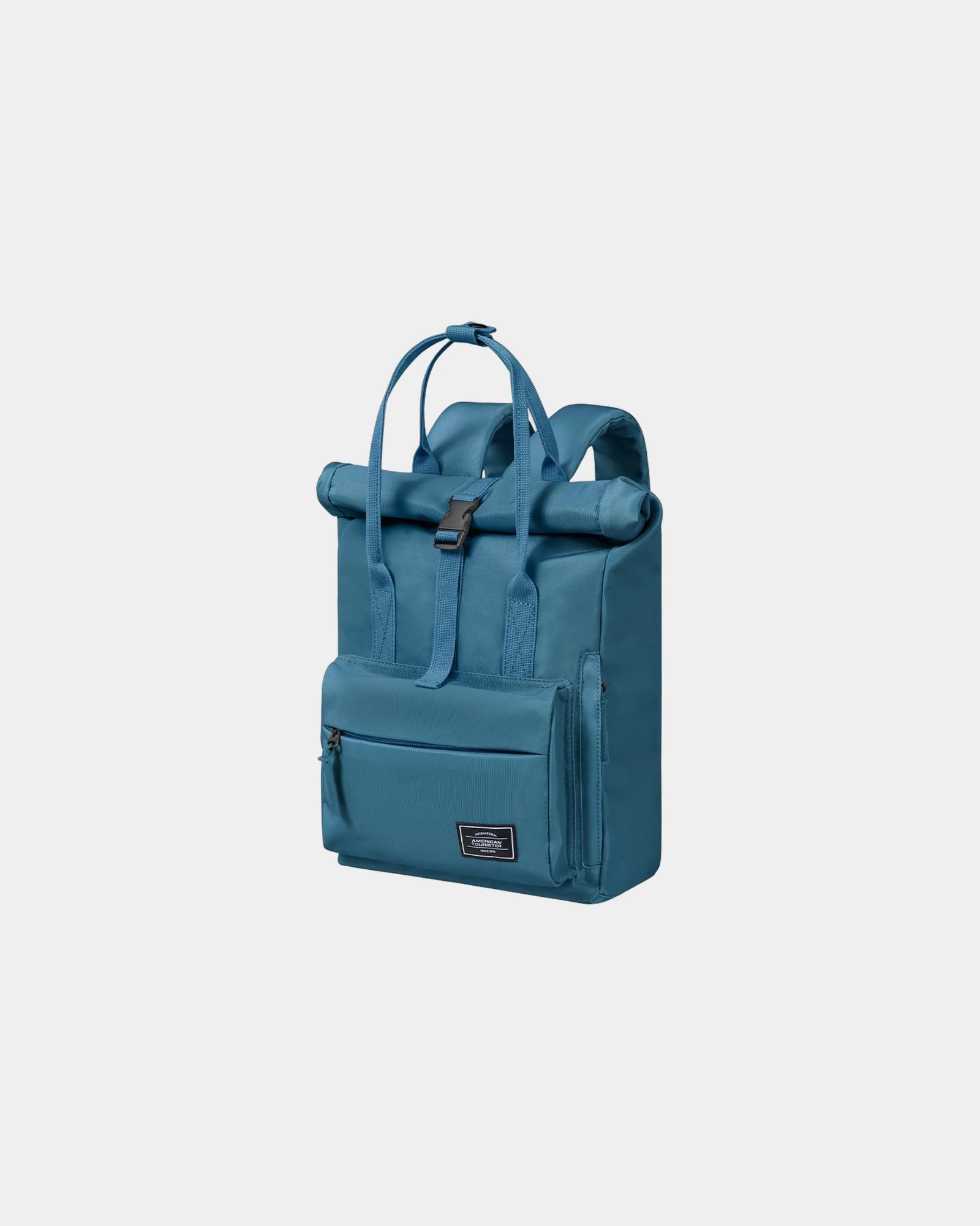 Gerecycled rPET rugzak 17L om te personaliseren - Blauw