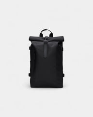 Rugzak waterdicht Rolltop Large 28L om te personaliseren - Zwart