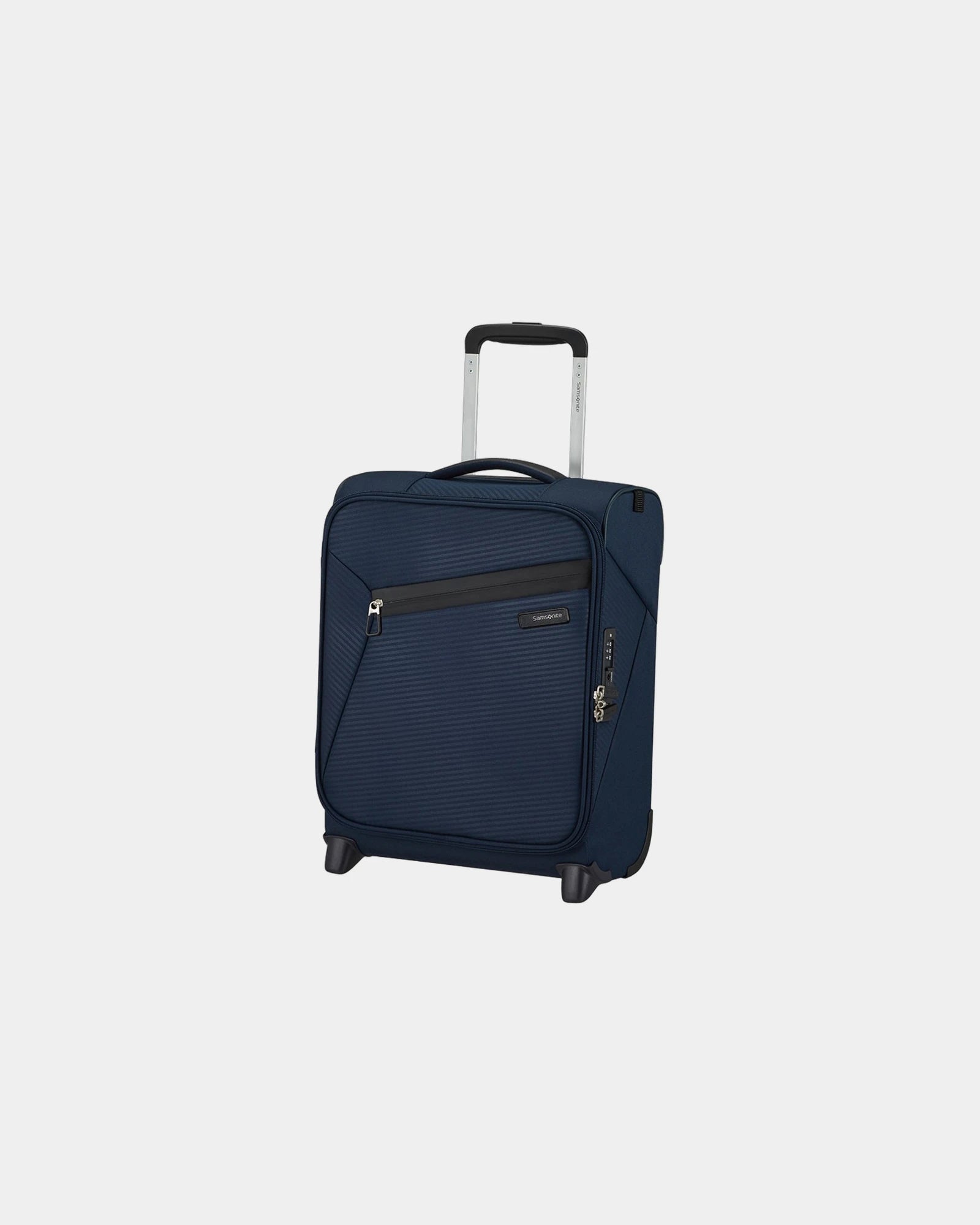 Koffer zacht Samsonite Litebeam 45 cm om te personaliseren - Marineblauw