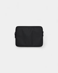 Laptophoes waterdicht Rains Trail 16" om te personaliseren - Zwart