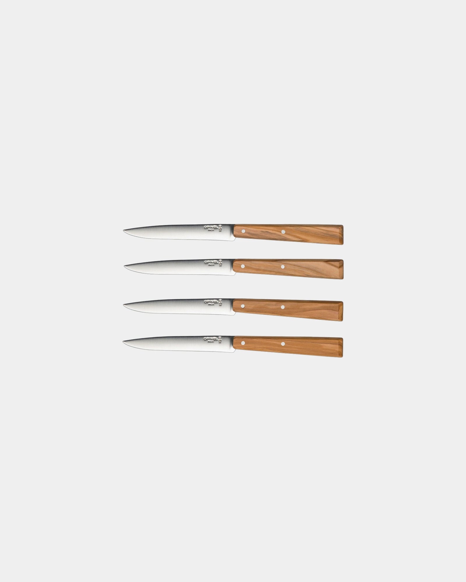 Messenset olijfhout Opinel Bon Appétit om te personaliseren - 1