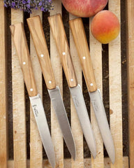 Messenset olijfhout Opinel Bon Appétit om te personaliseren - 3