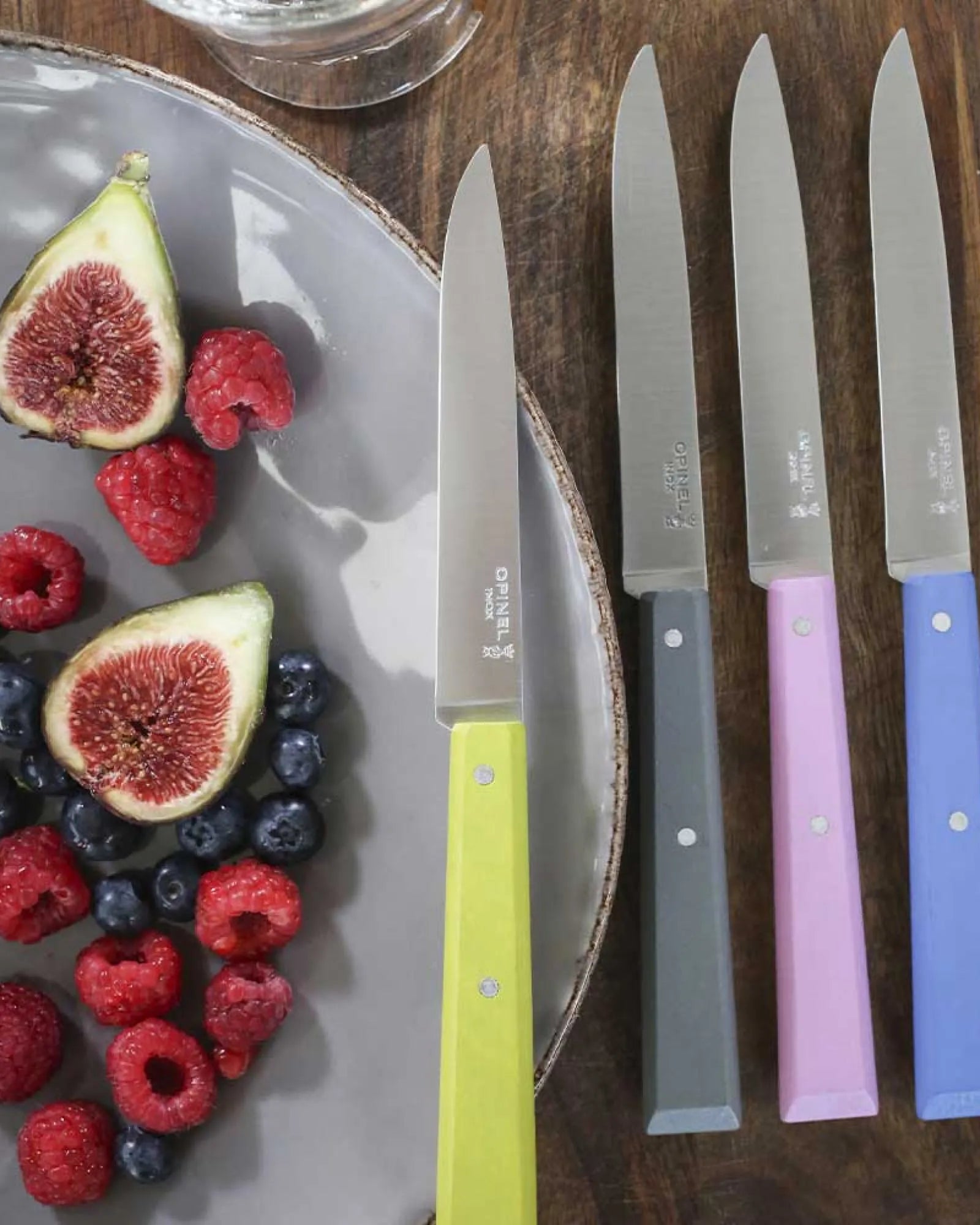 Messenset olijfhout Opinel Bon Appétit om te personaliseren - 4