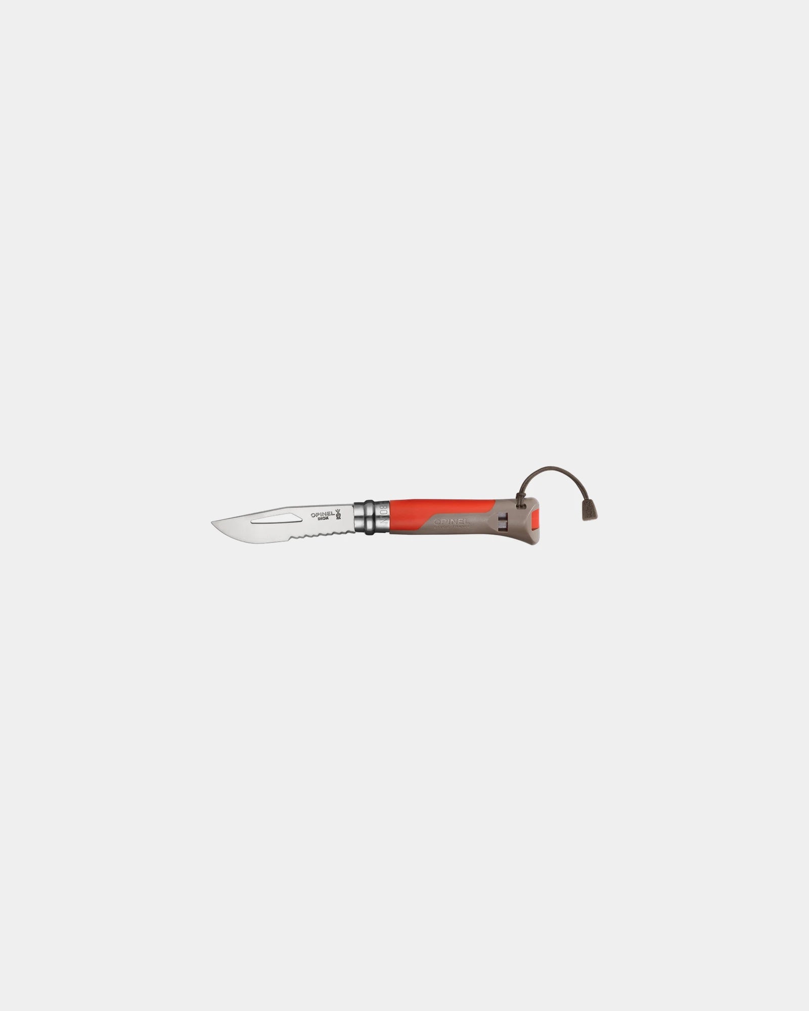 Zakmes Opinel N°08 Outdoor om te personaliseren - Rood