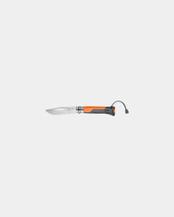 Zakmes Opinel N°08 Outdoor om te personaliseren - Oranje