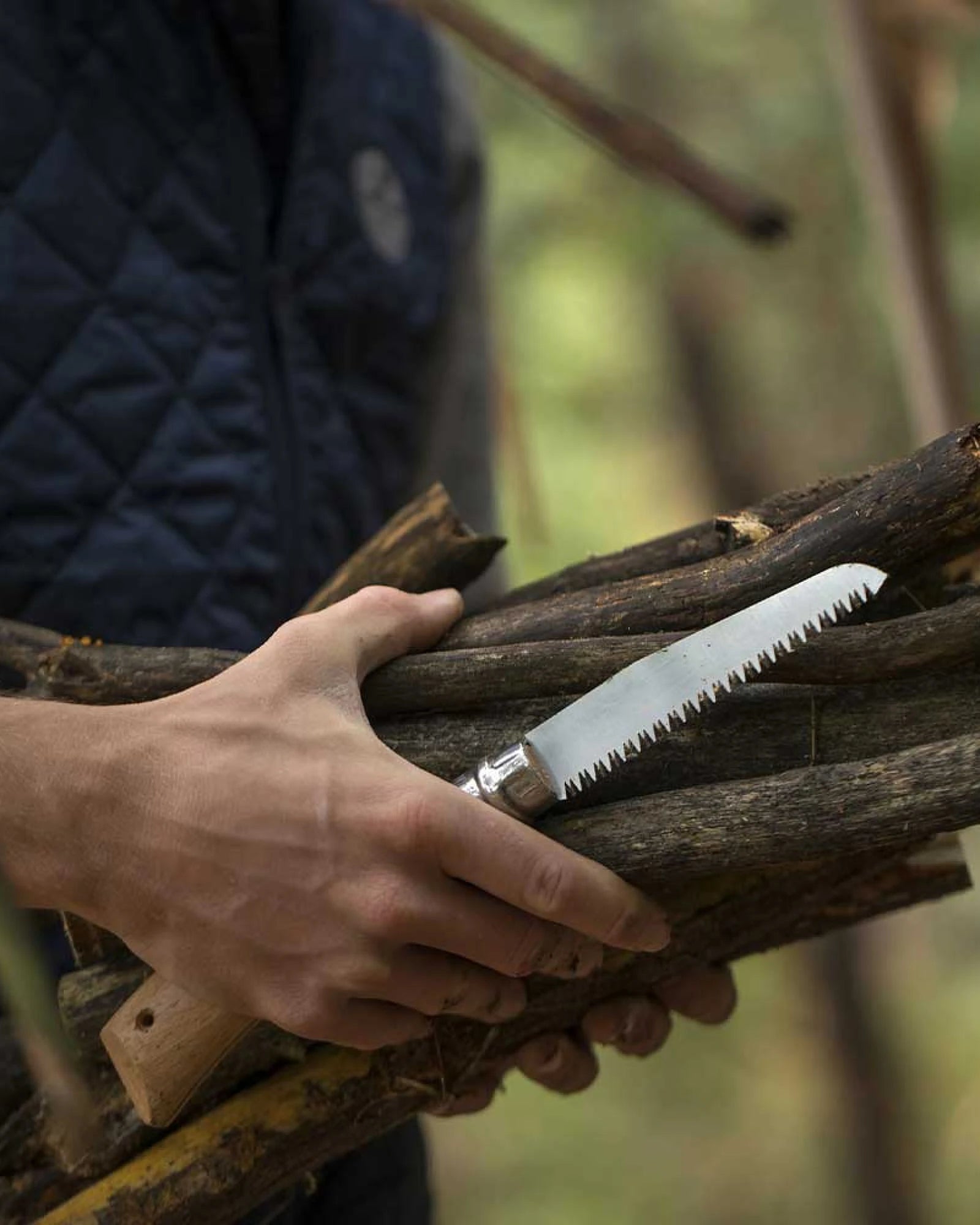 Zaag Opinel N°12 staal anti-corrosie om te personaliseren - 3