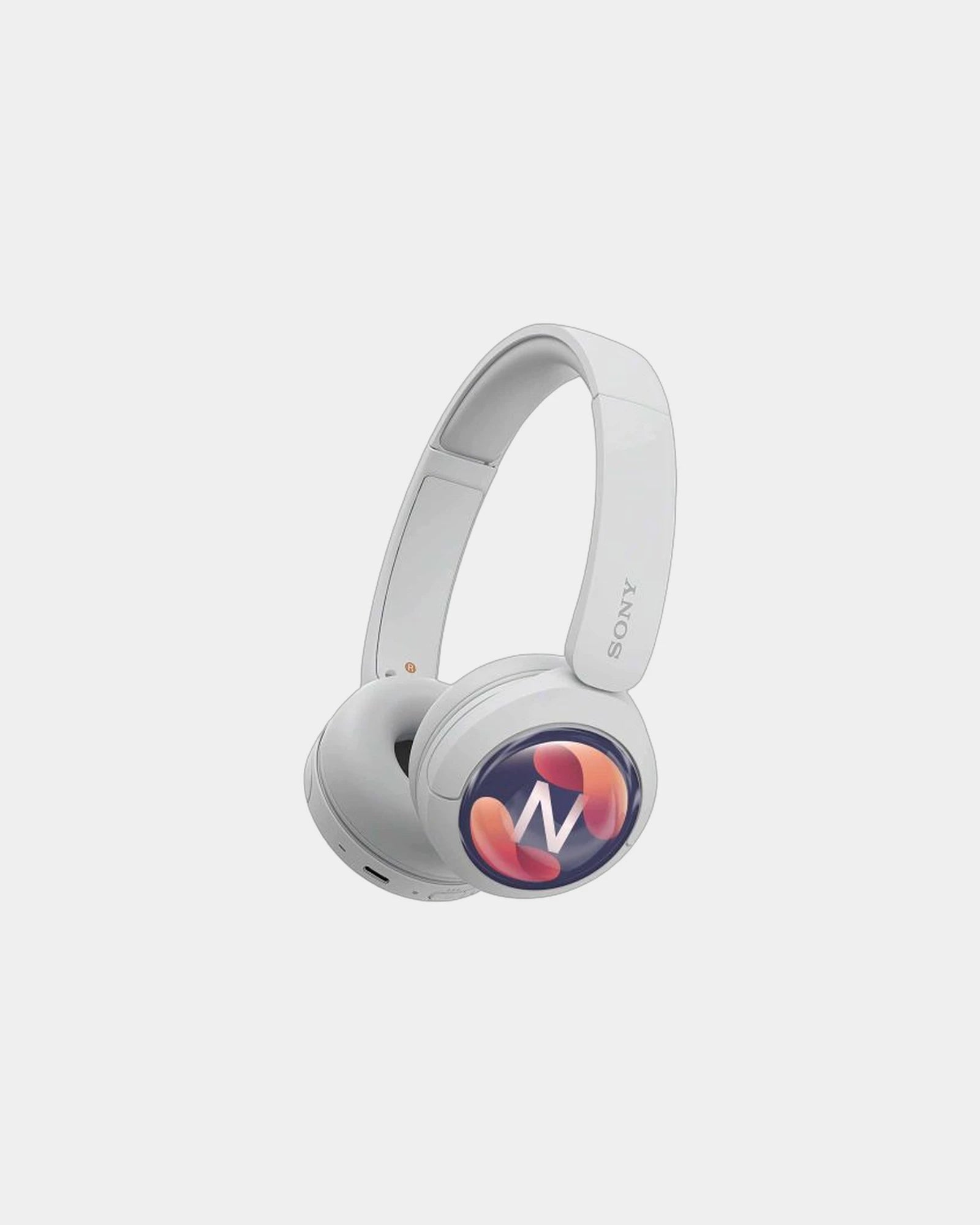 Koptelefoon Sony WH-CH520 draadloos om te personaliseren - Wit