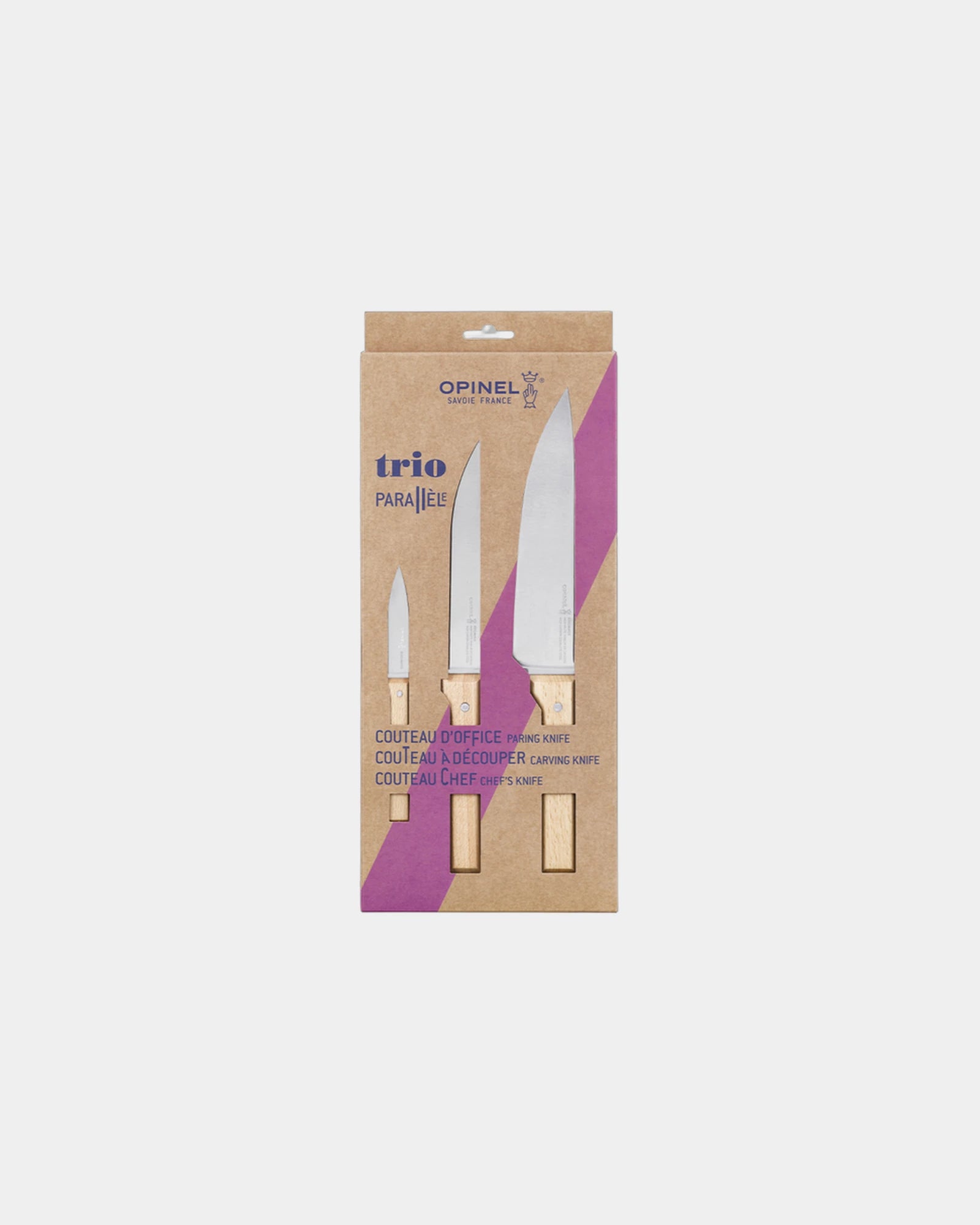 Messenset Opinel Parallèle om te personaliseren - Beige