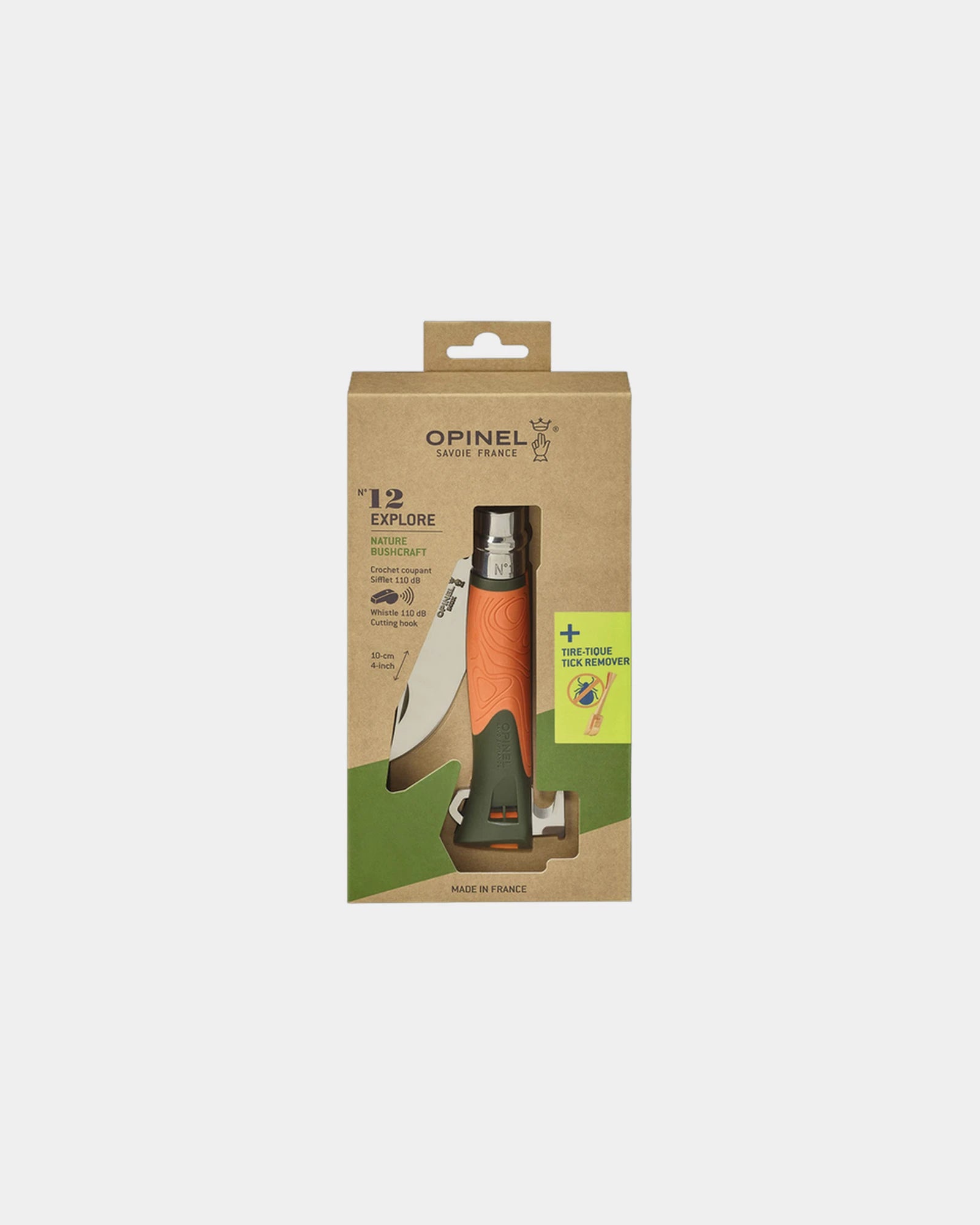 Zakmes Opinel N°12 Explore om te personaliseren - Oranje