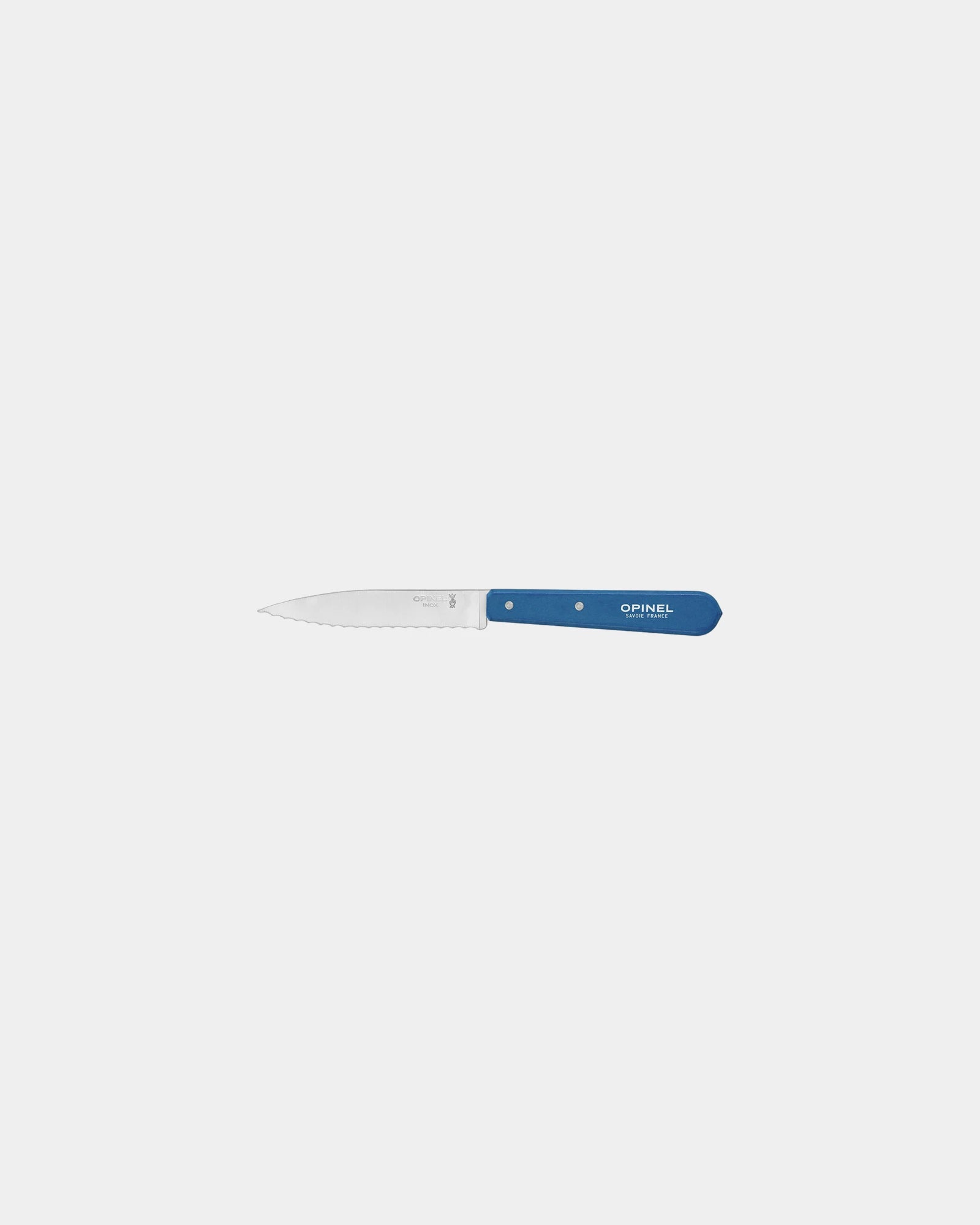 Gekarteld keukenmes Opinel N°113 om te personaliseren - Blauw