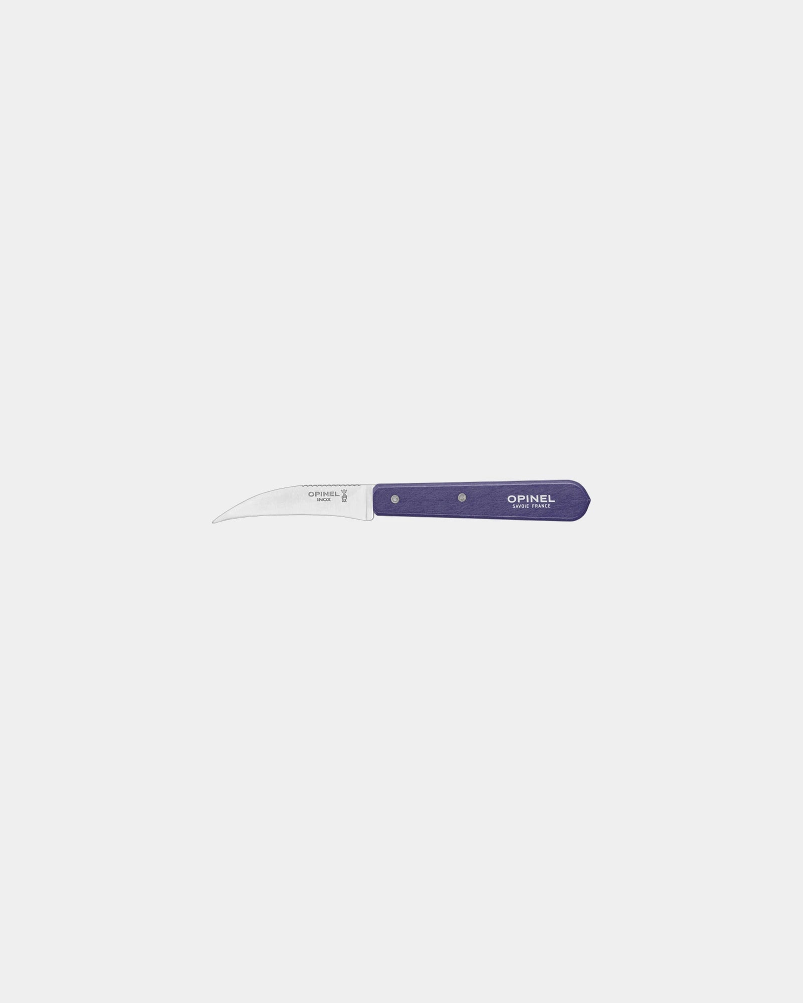 Groentemes roestvrij staal Opinel N°114 om te personaliseren - paars